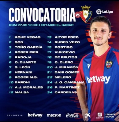 Roger y Malsa entran en la convocatoria para enfrentarse a Osasuna