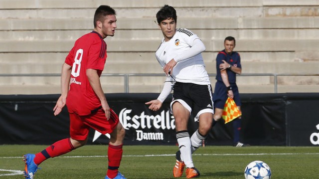 El Valencia CF empata ante el Lyon y acaba segundo de grupo en la UEFA Youth League