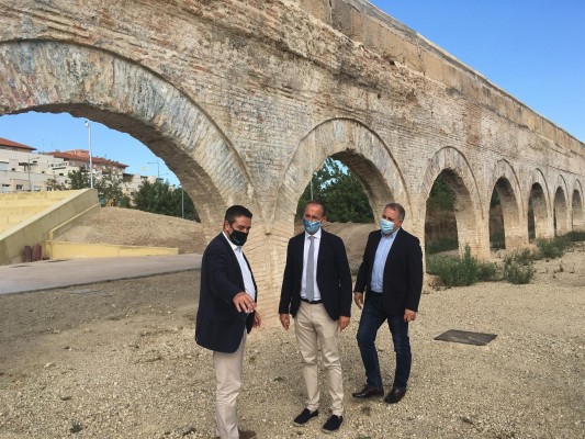 La zona de ocio del entorno de la Noria de Alcantarilla toma carrerilla: estará lista en un año