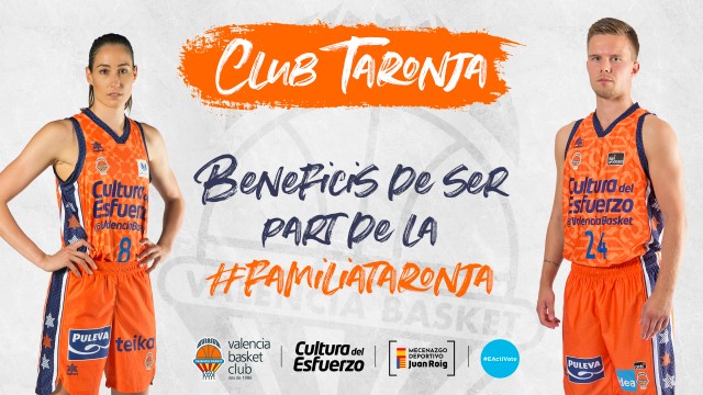 Valencia Basket pone en marcha el Club Taronja para la temporada 2020-21