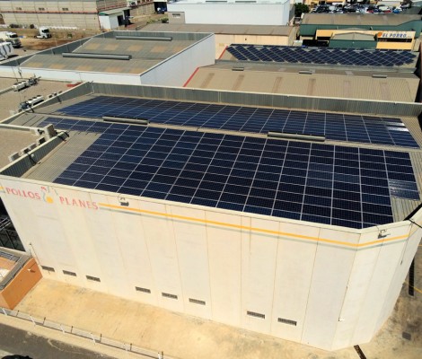 Pollos Planes instala una planta fotovoltaica con la ayuda de la castellonense Valfortec