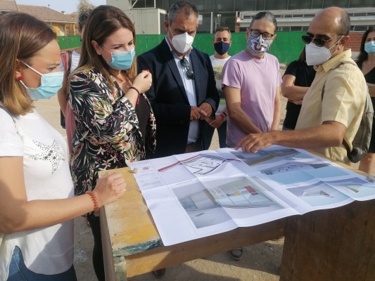 Arrancan las obras del nuevo colegio Pascual Martínez Abellán en Pliego