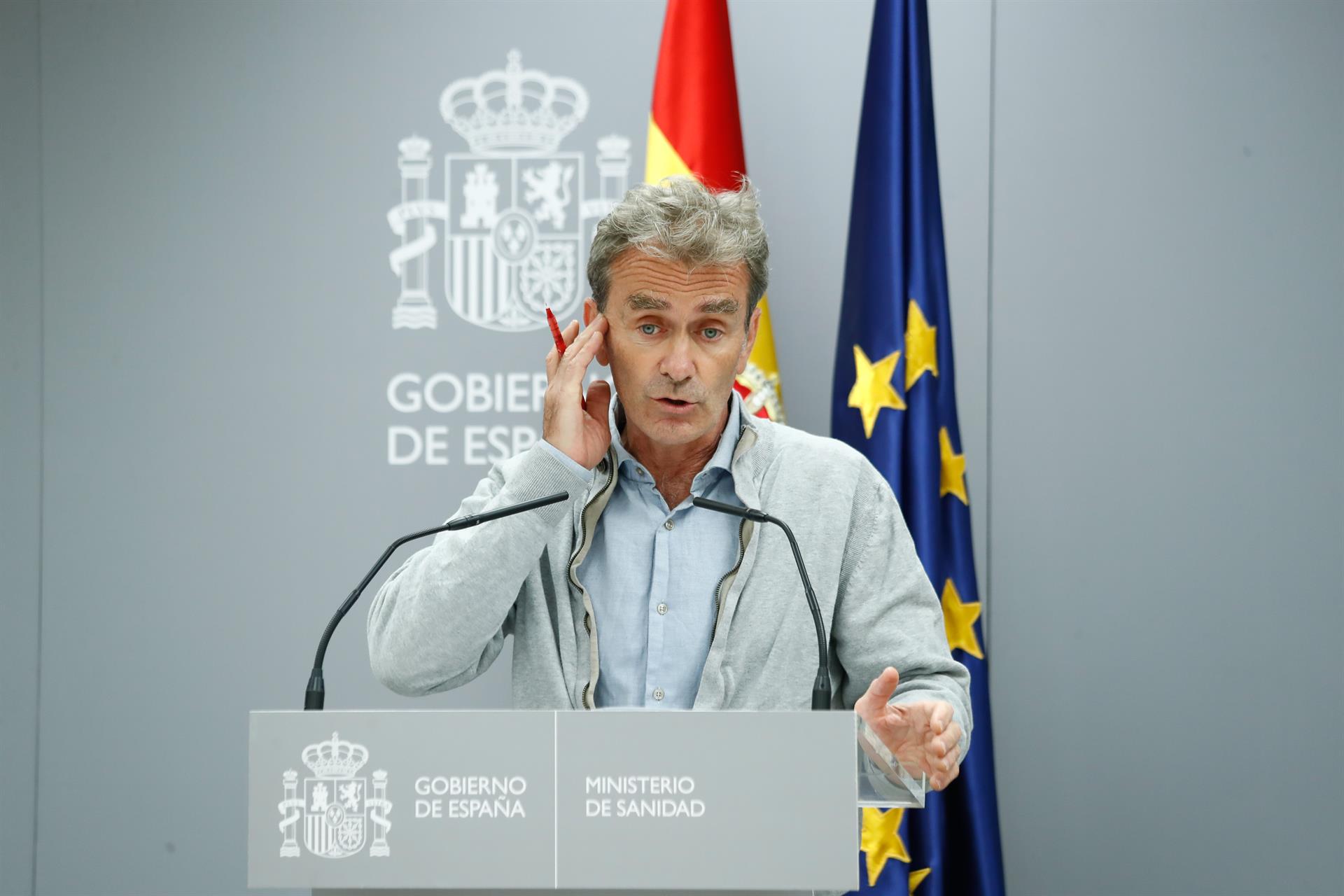 Simón destaca el incremento de la presión hospitalaria por la covid-19 en las últimas semanas

