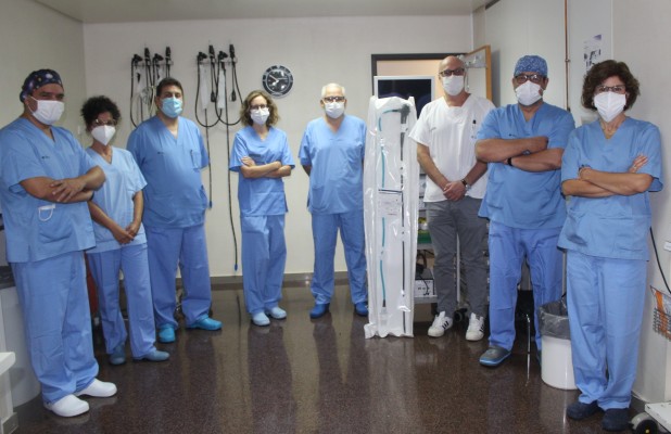 El General de Alicante, primer centro español en utilizar un nuevo endoscopio desechable 