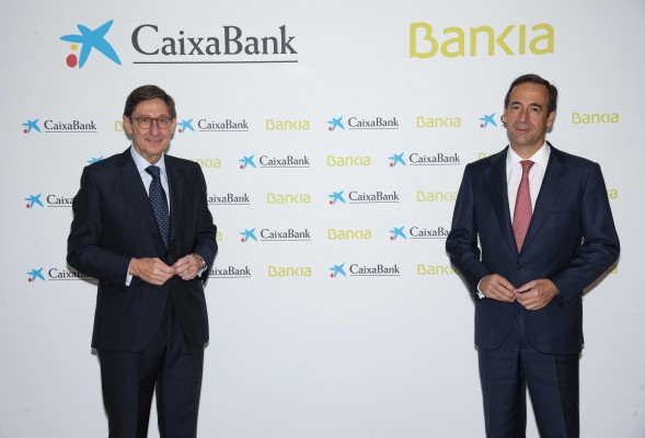 Goirigolzarri y Gortázar presentan al nuevo CaixaBank como 