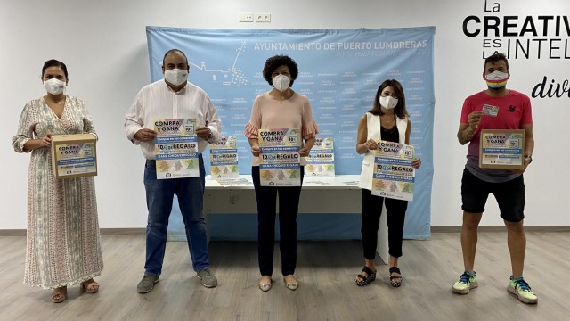 Puerto Lumbreras y la Cámara de Comercio de Lorca impulsan la campaña 'Compra y Gana'