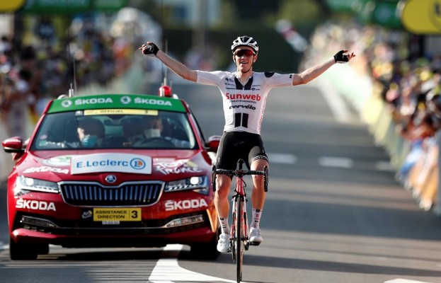 Søren Kragh Andersen se exhibe y logra doblete, y Roglic sigue líder del Tour