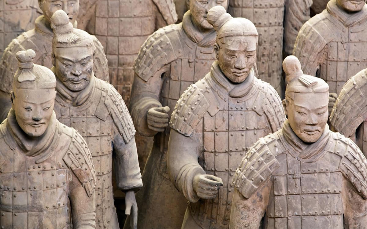 Ejército imperial de terracota creado por el primer emperador de China, Qin Shi Huang. - 