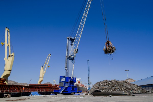 El Puerto encuentra en la chatarra un motivo para crecer: 21.000 toneladas y un 125% más que en 2019
