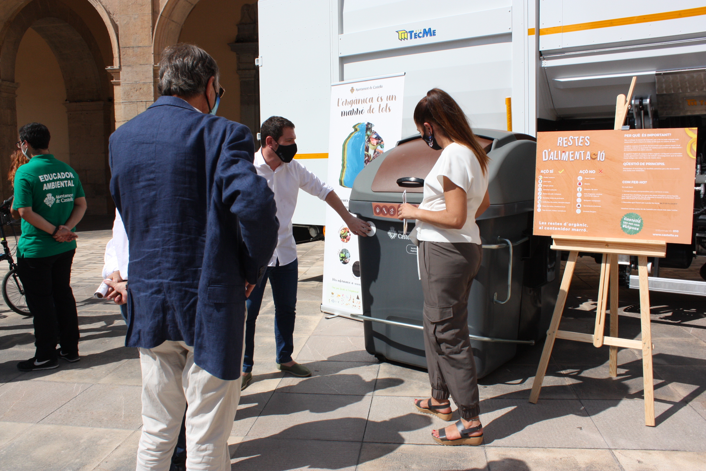 Castelló ya recoge 3.000 kilos diarios de basura orgánica tras la inversión de 1,6 millones