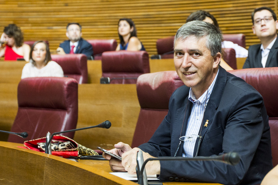 Rafael Climent, en Les Corts (EVA MÁÑEZ) - 