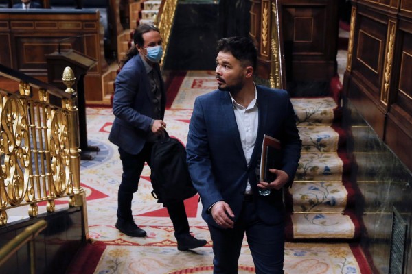 Iglesias se ve por su cuenta con ERC y Bildu mientras Calvo sigue con su ronda con los grupos para hablar de PGE