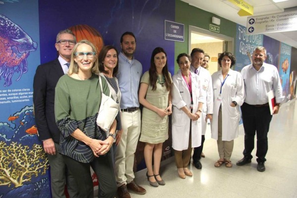 La Fe de València abre en el área de Radiología Infantil la calle de L'Oceanogràfic
