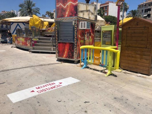 Los feriantes desempolvan sus atracciones para regresar a Castelló... a la espera de Sanidad