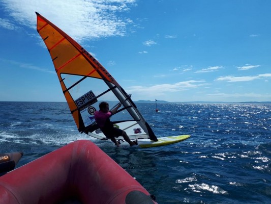 José Luis Boronat, del Club Náutico de Jávea,  campeón de España de Funboard Slalom