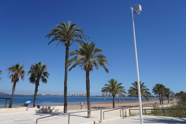 Videovigilancia en las playas de Los Urrutias, Los Nietos y Playa Honda, para controlar el estado del Mar Menor