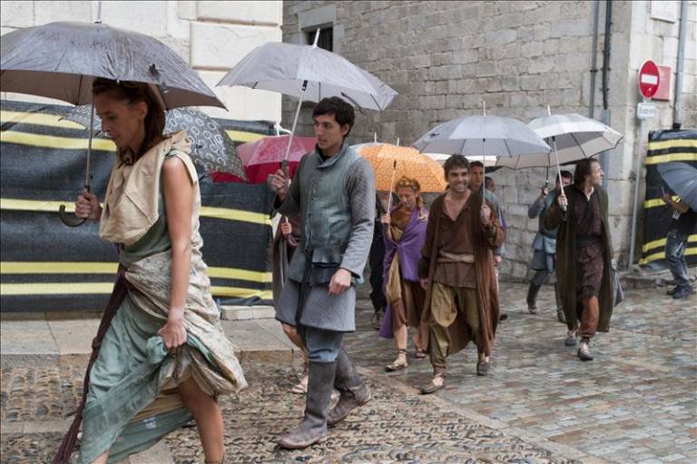 Rodaje de 'Juego de Tronos' en Peñíscola. Foto: EFE. - 