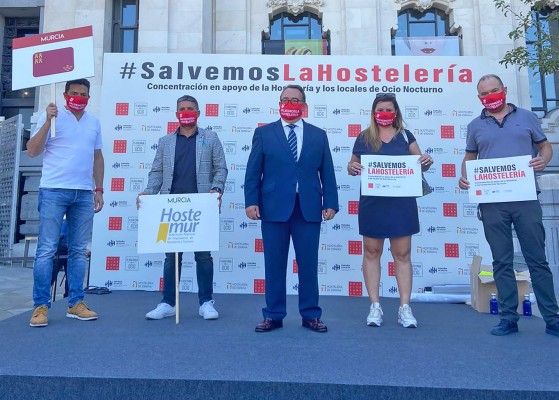Hostemur participa en Madrid en un acto reivindicativo en apoyo del sector hostelero