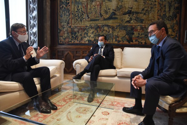 Puig traslada a Murthy que la Generalitat apoyará al Valencia si es 
