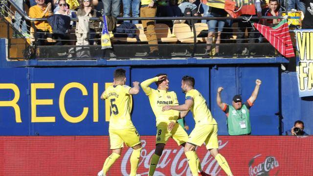 Pablo Fornals celebraba así el gol marcado al Huesca en su anterior visita al Estadio de la Cerámica. - 