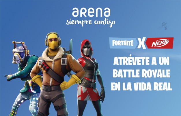 Arena Multiespacio hace posible jugar a Fortnite en la vida real
