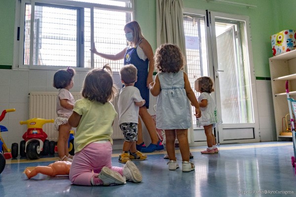 Las Escuelas Infantiles de Cartagena inician el curso sin incidentes