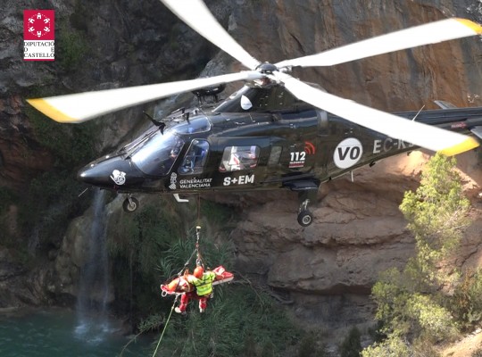 Los bomberos de la Diputación efectúan 42 rescates en la montaña durante este verano