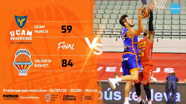 Valencia Basket aplasta a UCAM Murcia y asusta para el inicio liguero