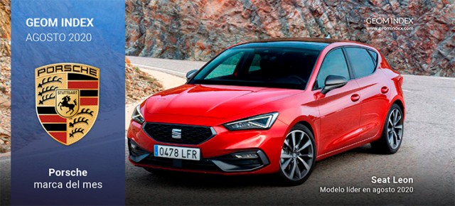 Porsche y el Seat León conquistan a los usuarios españoles en agosto