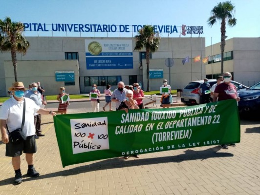 Una pugna con la concesión del Hospital de Torrevieja de fondo: ¿test de coronavirus por votos? 