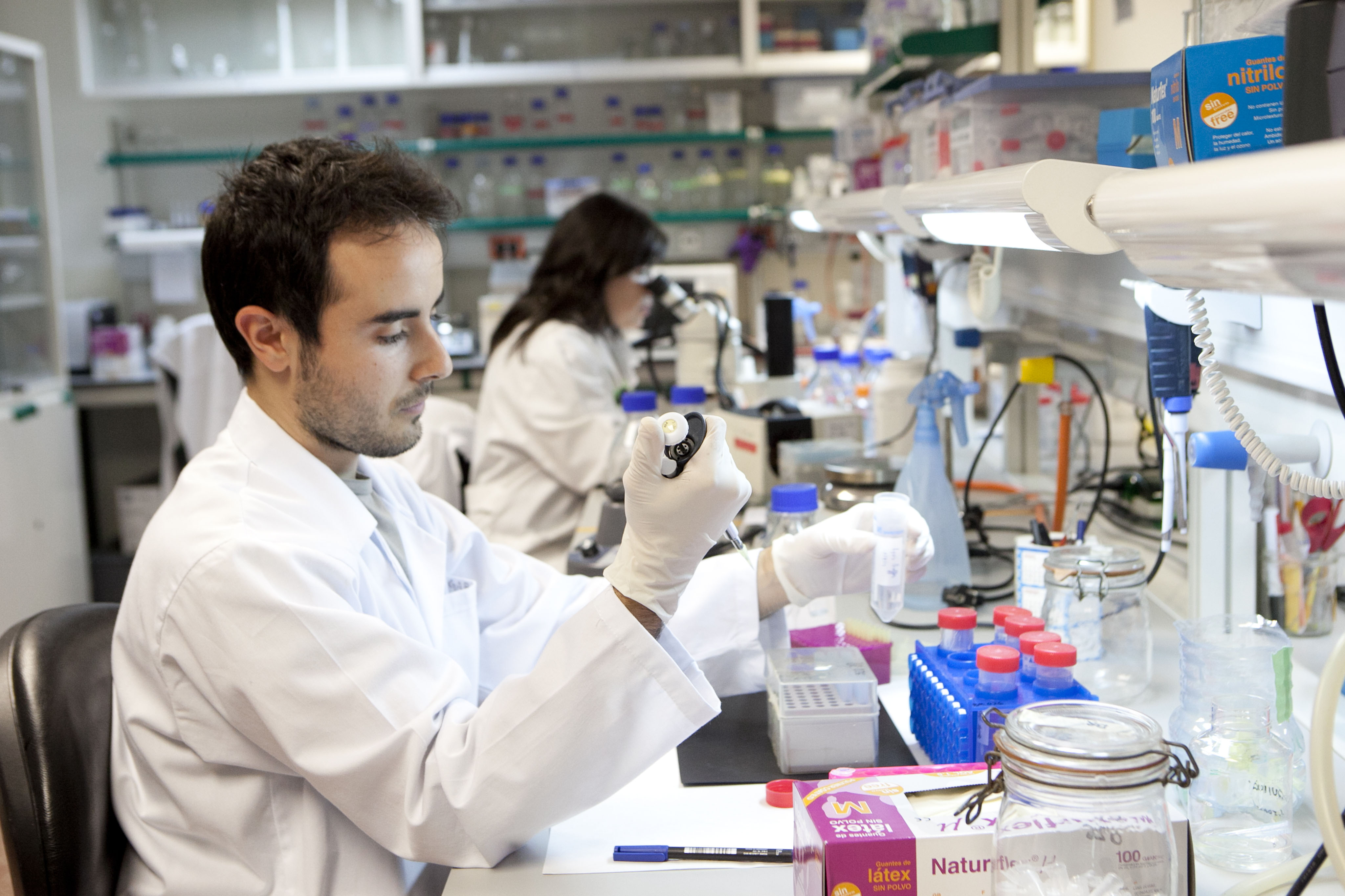 Laboratorio del Campus de Sant Joan en la Universidad Miguel Hernández. Foto: UMH - 