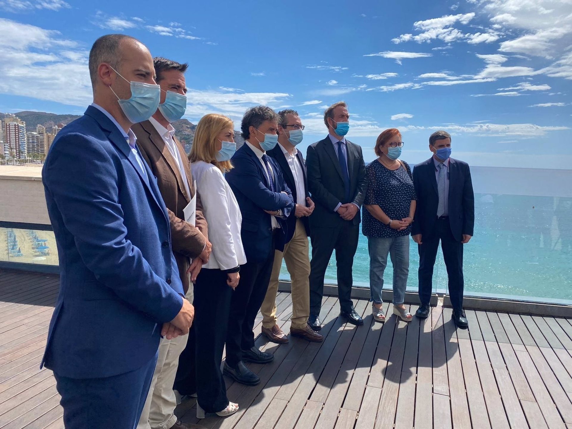 Visita del secretario de Estado de Turismo, Fernando Valdés, a Benidorm. Foto: EP - 