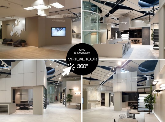 Grespania abre un nuevo showroom con cinco espacios premium que pueden ser visitados on line