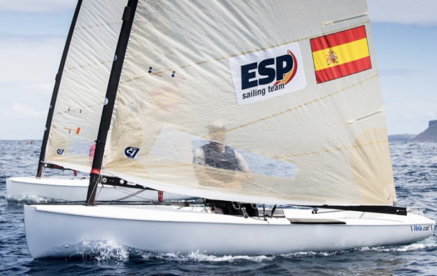 El equipo español de Finn que entrena el cartagenero Diego Fructuoso disputa el Europeo