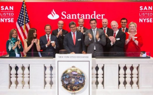 Banco Santander celebra sus treinta años de cotización en la Bolsa de Nueva York

