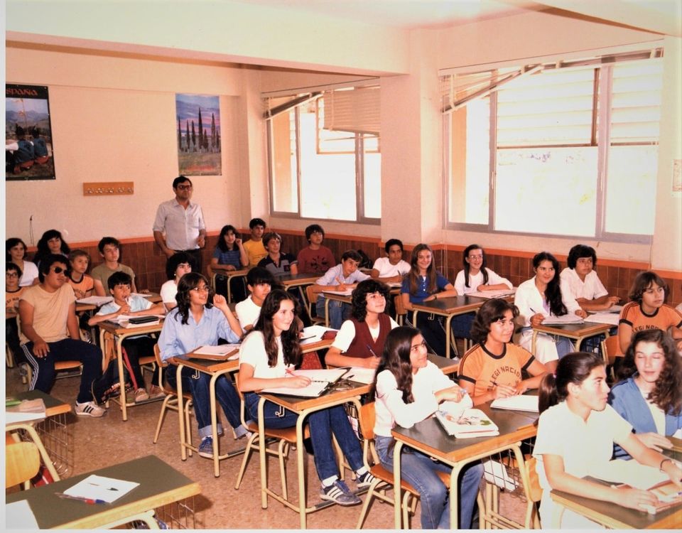 Quan les classes eren de 35 alumnes