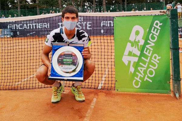 Alcaraz sube 93 puestos ATP hasta el 217 y, con sus 105 puntos de Trieste, tiene a 23 el top 200