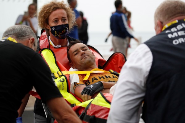 El alicantino Rafa Valls, hospitalizado tras una caída en la primera etapa del Tour
