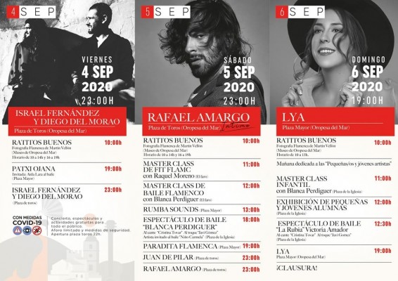 Oropesa del Mar agota en tan solo 8 horas las entradas del espectáculo de Rafael Amargo 