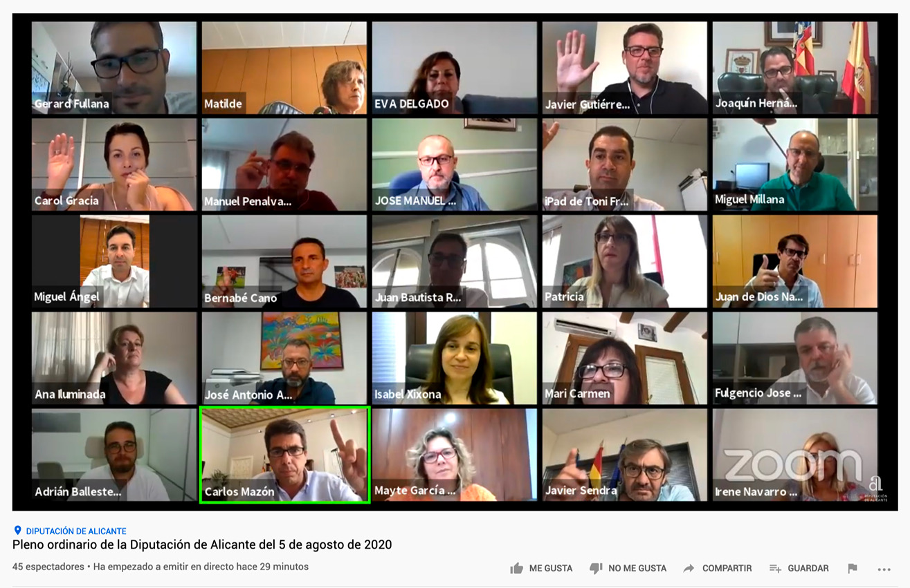 La Diputación de Alicante destina 1,4 millones para ayudas en bienestar social, juventud y medio ambiente
