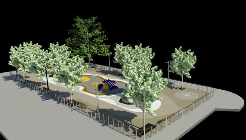 Recreación del jardín de Manuel Simó. Foto: AYUNTAMIENTO DE VALÈNCIA - 