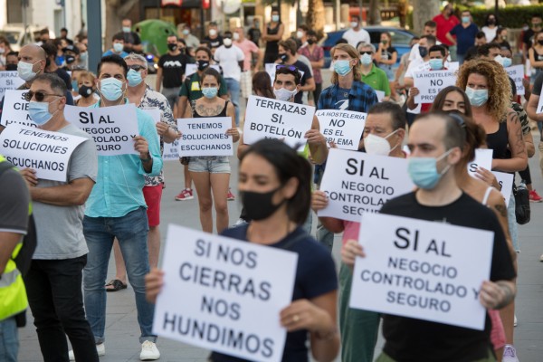 La hostelería exige ayudas y ERTE a coste cero; la Generalitat se ratifica en las restricciones