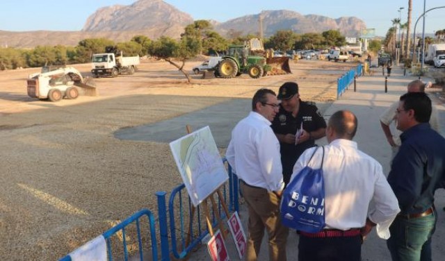 Benidorm cede a FGV parte del parking disuasorio de Colonia Madrid y gana un sendero verde
