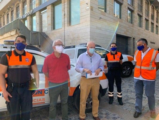 Murcia refuerza la lucha contra la covid-19 con mensajes por megafonía en dos coches 
