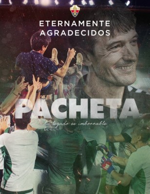 
El Elche comunica a Pacheta que no seguirá al frente del equipo en Primera