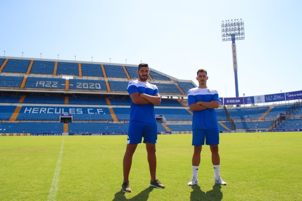 Armando y Moisés afrontan con ilusión y ambición su nueva etapa en Hércules

