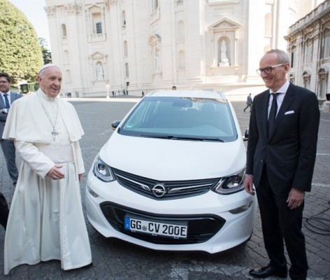 Opel ayudará al Vaticano a convertirse en el primer país del mundo sin CO2

