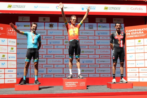 Luis León se corona en Baeza con el Campeonato de España de ciclismo