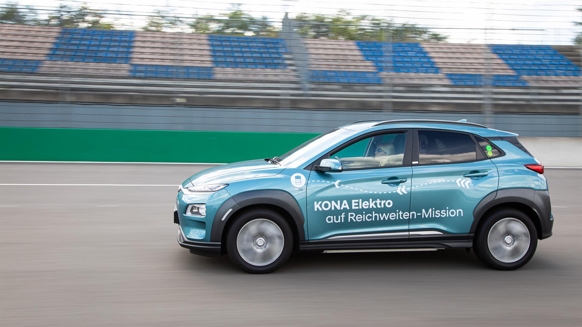 Hyundai logra superar los 1.000 kilómetros de autonomía con la versión eléctrica del Kona
