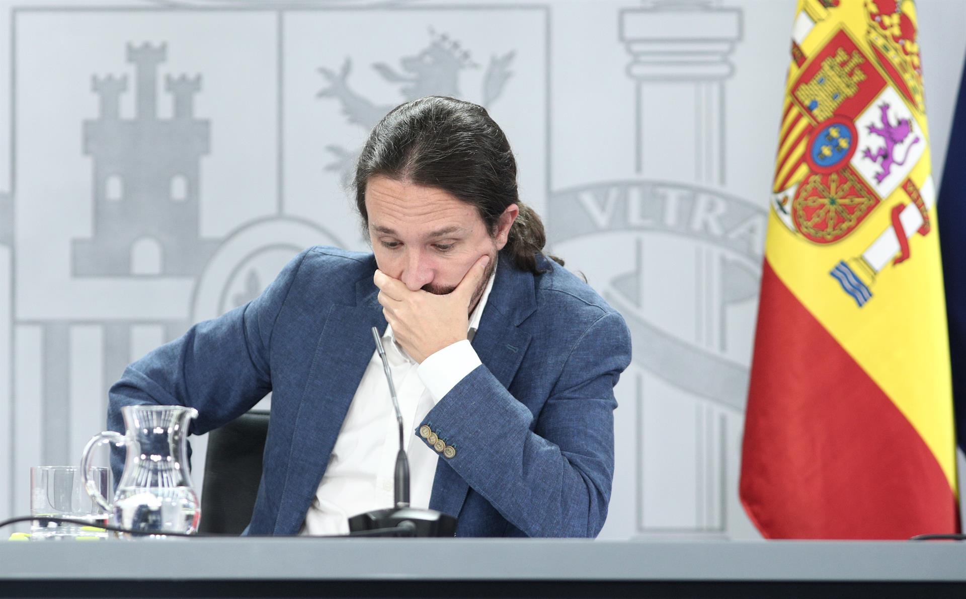 El vicepresidente y ministro de Derechos Sociales y Agenda 2030, Pablo Iglesias - 